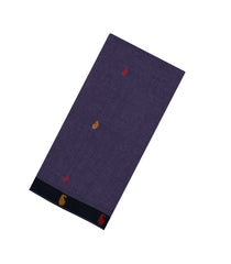 Lilac Handloom Bengal Cotton Saree With Floral Buttas-BG1936-Lilac