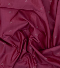 Dusty Pink Handloom Soft Silk Saree With Buttas & Floral Border-SO4593