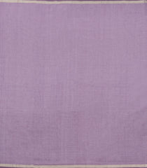 Lilac Handloom Bengal Cotton Saree With Floral Motifs-BG1842