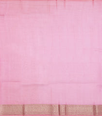 Peach Woven Pure Organza Silk Saree With Buttas-KS1104