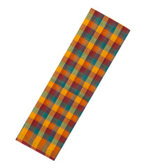 Multi Colour Handloom Rasipuram Cotton Saree With Checks-RA2393