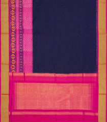 Purple Handloom Pochampally Ikat Silk Saree With Tie & Dye Motifs -IK0431