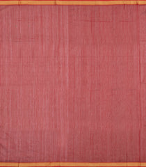 Red Handloom Maheswari Silk Cotton Saree With Buttas & Zari Border-SC4869