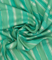 Aquamarine & Green Woven Art Viscose Saree With Zari Stripes-BL4697