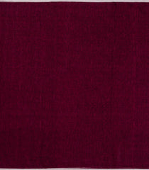 Burgundy Woven Linen Saree With Contrast Selvage & Pallu-LI0704
