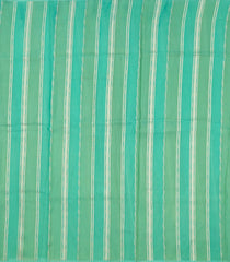 Aquamarine & Green Woven Art Viscose Saree With Zari Stripes-BL4697