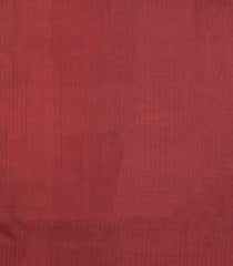 Crimson Woven Tussar Silk Saree With Diamond Motifs-TU3323