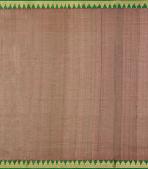 Rust Handloom Silk Cotton Saree With Buttas & Contrast Border-SC4020