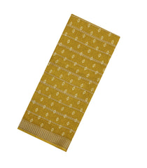 Gold Printed Synthetics Dola Saree Zari Stripes-BL5292