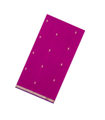 Magenta Handloom Maheswari Silk Cotton Saree With Buttas & Zari Border-SC4885