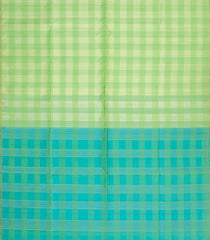 Light Green Woven Soft Silk Saree With Checks-SO4644
