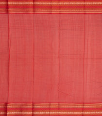 Black Handloom Korvai Kanchi Cotton Saree With Annam Buttas-KC1448