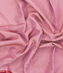 Dusty Pink Woven Blended Viscose Saree With Contrast Border-BL5536