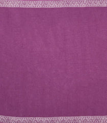 Lilac Printed Jaipur Cotton Saree With Printed Floral Motifs-JC1756