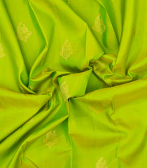 Light Green Woven Pure Silk Saree With Wedding Zari Buttas-KA16899