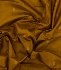 Oil Mustard Handloom Soft Silk Saree With Floral Buttas-SO4584