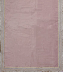 Baby Pink Woven Synthetic Blended Tissue Saree With Embroidered Border-EN2000