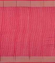 Black Printed Chanderi Cotton Saree With Zari Border-CC1555