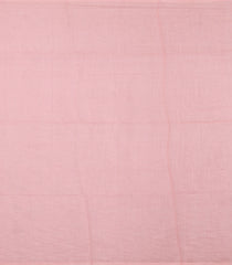 White Printed Synthetic Linen Saree With Bird Motifs-SY0174