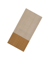 Taupe Handloom Soft Silk Saree With Checks & Contrast Border-SO4621