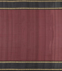Maroon Handloom Silk Cotton Saree With Buttas & Contrast Border-SC4433
