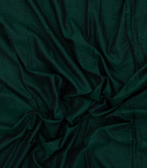 Bottle Green Woven Chirala Cotton Saree With Contrast Border-CR1399