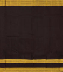 Rust Woven Kanchipuram Silk Saree With Peacock Buttas-KA14238