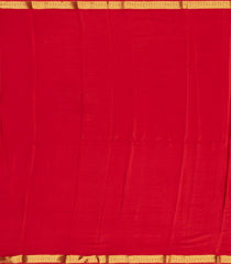 Red Woven Mysore Silk Saree With Floral Buttas-MS3069