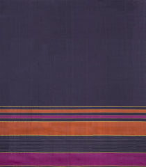Cream Handloom Korvai Kanchipuram Silk Saree With Checks Border-KA16412
