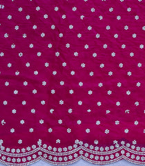 Pink Woven Synthetic Blended Saree With Embroidered Motifs-EN2059