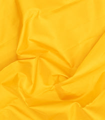 Yellow Handloom Korvai Kanchipuram Silk Saree With Contrast Border-KA15910