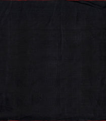 Black Handloom Bengal Cotton Saree With Meena Buttas-BG1990