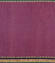 Magenta Woven Chirala Cotton Saree With Printed Border & Pallu-CR1377