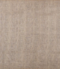Taupe Printed Synthetic Linen Saree Mirror Work-SY0011
