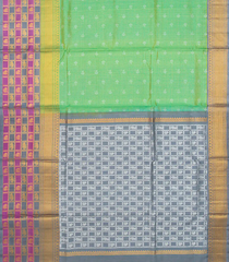 Aquamarine Handloom Chirala Soft Silk Saree With Checks-Aquamarine