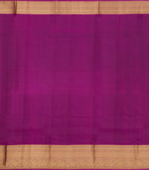 Dark Green Woven Pure Silk Saree With Zari Buttas & Contrast Border-EC2620