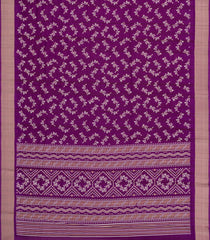 Burgundy Printed Art Dola Silk Saree With Zari Border-BL5768