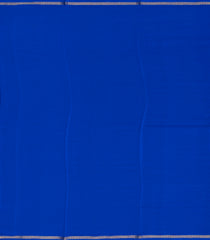Blue Woven Mysore Crepe Pure Zari Silk Saree With Zari Stripes-MS3146