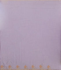 Lavender Woven Blended Crepe Tissue Saree With Embroidered Mirror Work-EN1907
