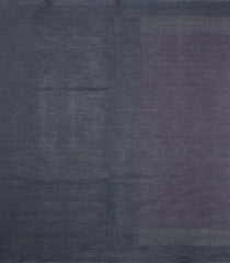 Hot Pink Woven Dupion Silk Saree With Dotted Stripes & Contrast Border-DS0626