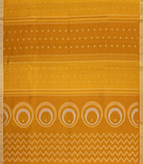 Mustard Woven Kora Soft Silk Saree With Stripes & Buttas-SO4734