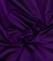 Purple Handloom Silk Cotton Saree With Contrast Border-SC4482