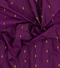 Magenta Handloom Gadwal Silk Cotton Saree With Buttas -GA0276