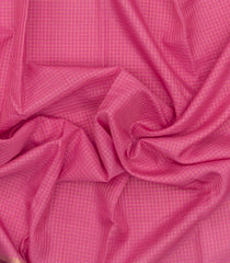 Pink Woven Blended Viscose Saree With Zari Checks-BL6100