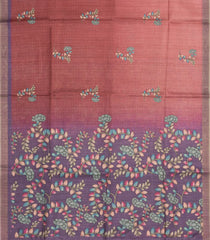 Crimson Printed Synthetic  Dola Silk Saree With Zari Stripes & Border-SY0070