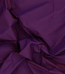 Purple Handloom Gadwal Cotton Saree With Checks & Contrast Border-GA0348
