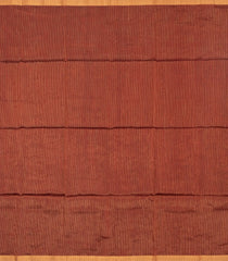 Crimson Handloom Maheswari Silk Cotton Saree With Zari Stripes-SC4853