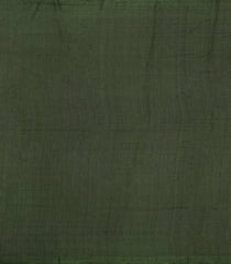 Dark Green Printed Synthetic Makka Silk Saree With Tribal Motifs-BL5322