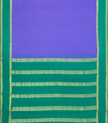 Lavender Woven Mysore Silk Saree With Contrast Zari Border-MS3597