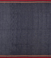 Black Handloom Bengal Cotton Saree With Bird Buttas-BG1567